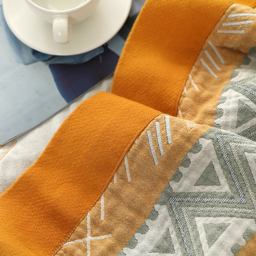 Thickened cotton gauze quilt, cotton single and double towel quilt, air-conditioned blanket, nap blanket, lunch break