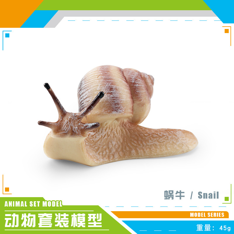 Simulación cognitiva para niños transfronterizos hámster Caracol ratón holgado zorro oso hormiguero bosque animal modelo de juguete