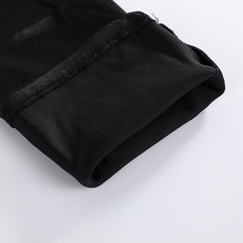 Sexy guantes de cuero de charol Cosplay apretado extendido guantes de cuero brillante recubierto DS pole dance rendimiento