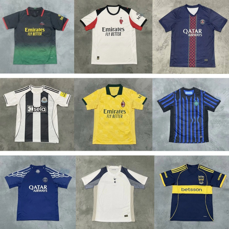 2526 Season Football Jersey River Plate Boca Chelsea Tottenham Ac Milan Paris Miami Atlético Madrid Football Jersey