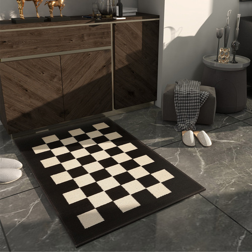Cross-border home entrance floor mat, entrance hall, dust removal, wear-resistant door mat, simple water-absorbent non-slip carpet