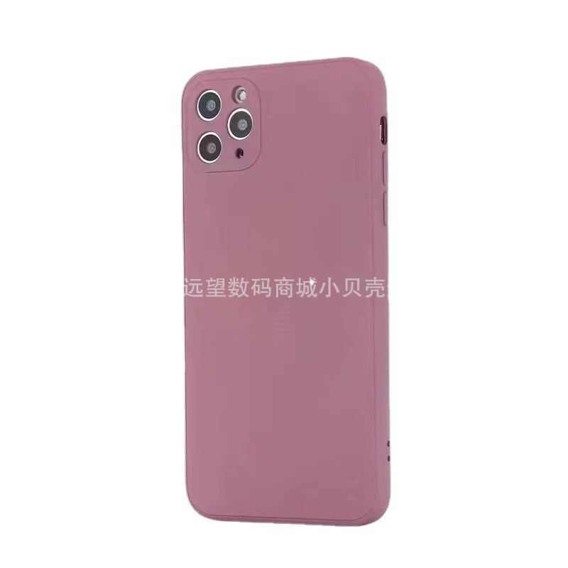 Suitable for iphone17pro solid color tpu soft shell apple 16promax imitation liquid all-inclusive 15 anti-fall protective shell