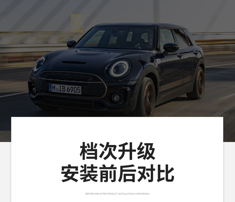 Suitable for Bmw Minif56F54F55F60 Real Carbon Fiber Exterior Handle Cover Carbon Fiber Door Handle Shell Modification