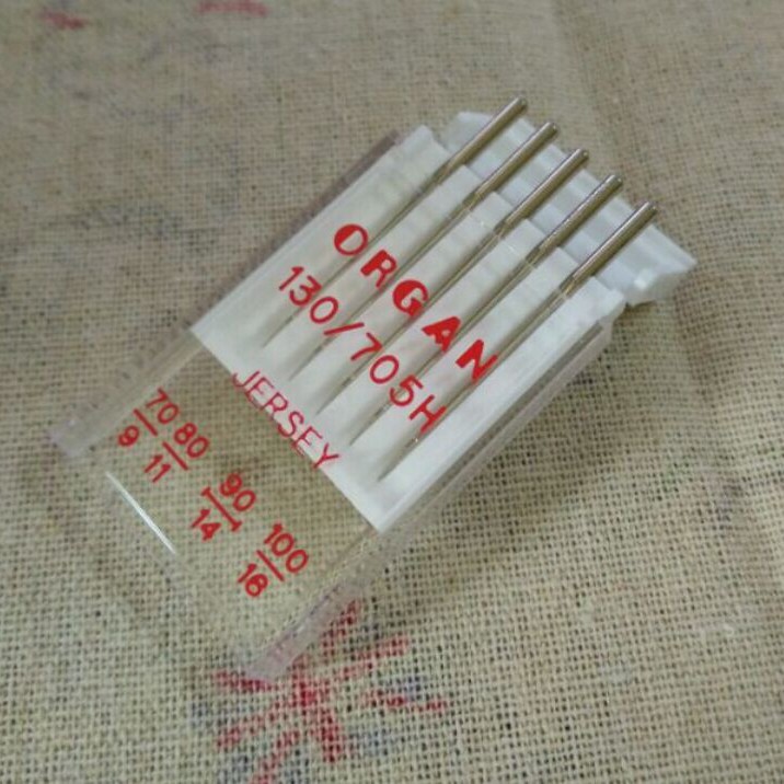 日本风琴机针家用缝纫机用机针平纹针织面料防跳针跳线机针