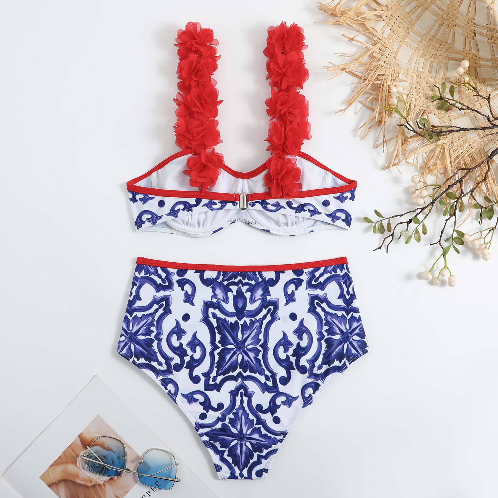 Women's Flower Bikinis display picture 3