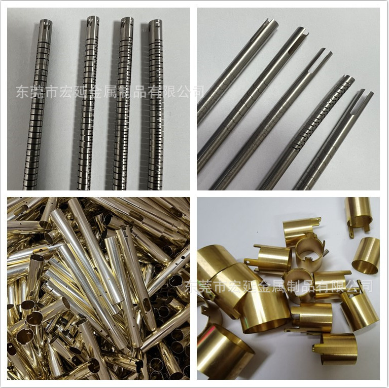 不锈钢圆管空心管 304不锈钢毛细管激光切割打孔开槽异型图案加工