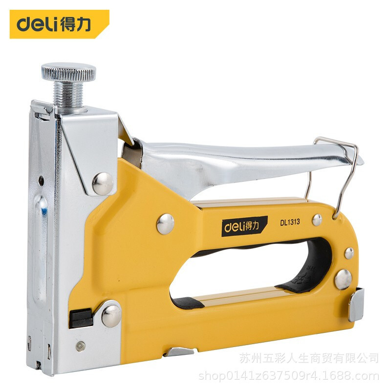 得力工具 DL1313B打钉枪三用打钉枪射钉枪重型手动射钉器码钉枪气