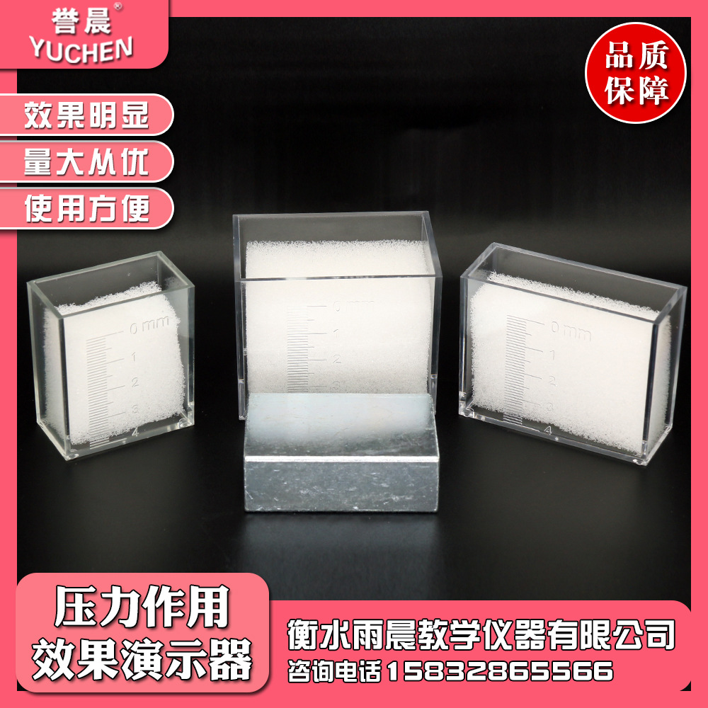 30307102302压力作用效果演示器教具教学仪器力学实验室器材耗材