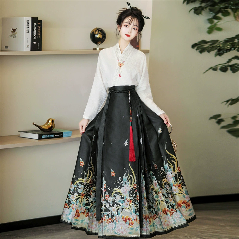 明 锦 Набор Hanfu женский 2024 новый ежедневный коммутирующий новый китайский национальный стиль