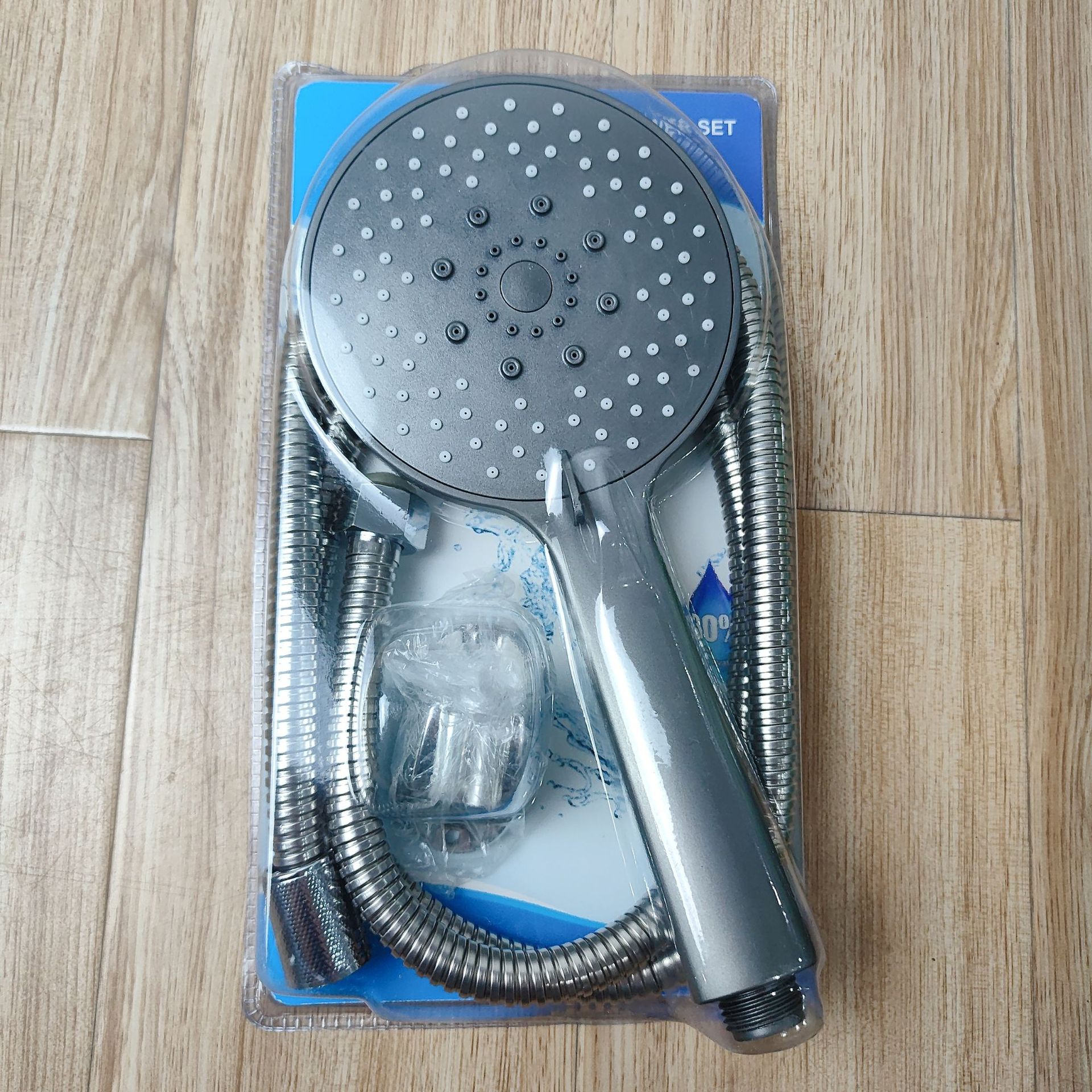 Comercio exterior al por mayor pequeño conjunto de ducha de tres piezas conjunto de ducha de tubo de ducha base conjunto de ducha