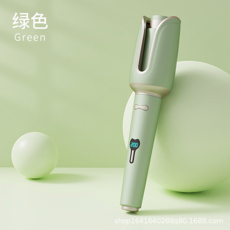 国境を越えた新型カール棒32mm薔薇巻き大巻き全自動カール棒は髪を傷つけずにセットされている卵巻き棒である|undefined