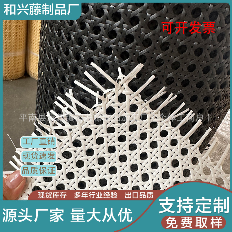 5米批量六角八角PE仿藤网工厂直供酒店餐厅包厢吊顶藤柜装修原料