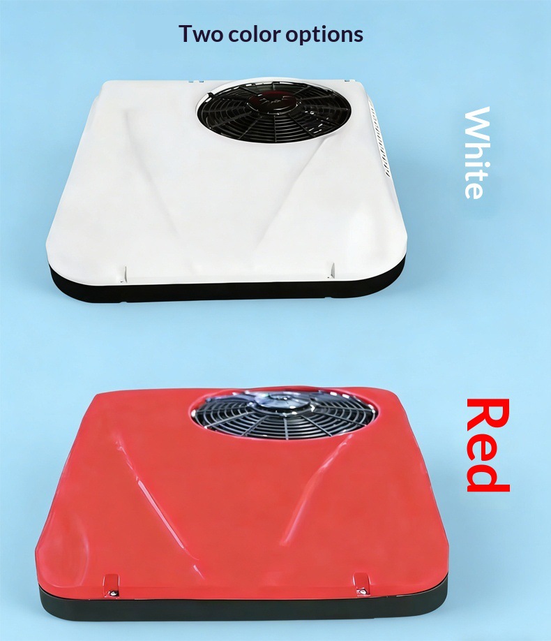 Cross-Border Supply of Integrated Parking Air Conditioners 12V24V Top-Mounted Inverter with High Cooling Capacity for Cooling and Heating in Light Trucks and Rvs