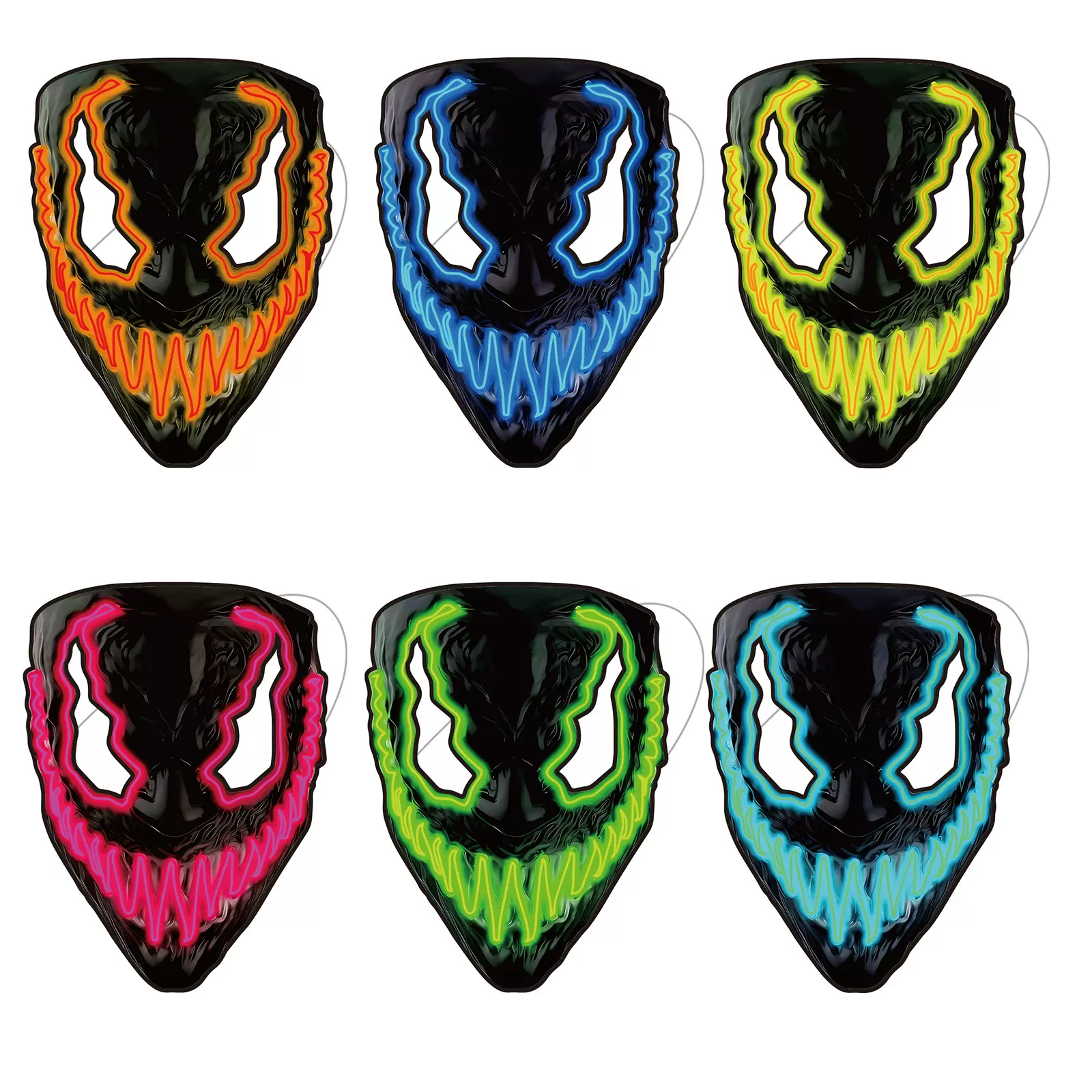 毒液主题儿童派对Cosplay面具Venom致命守护者生日舞会装饰道具