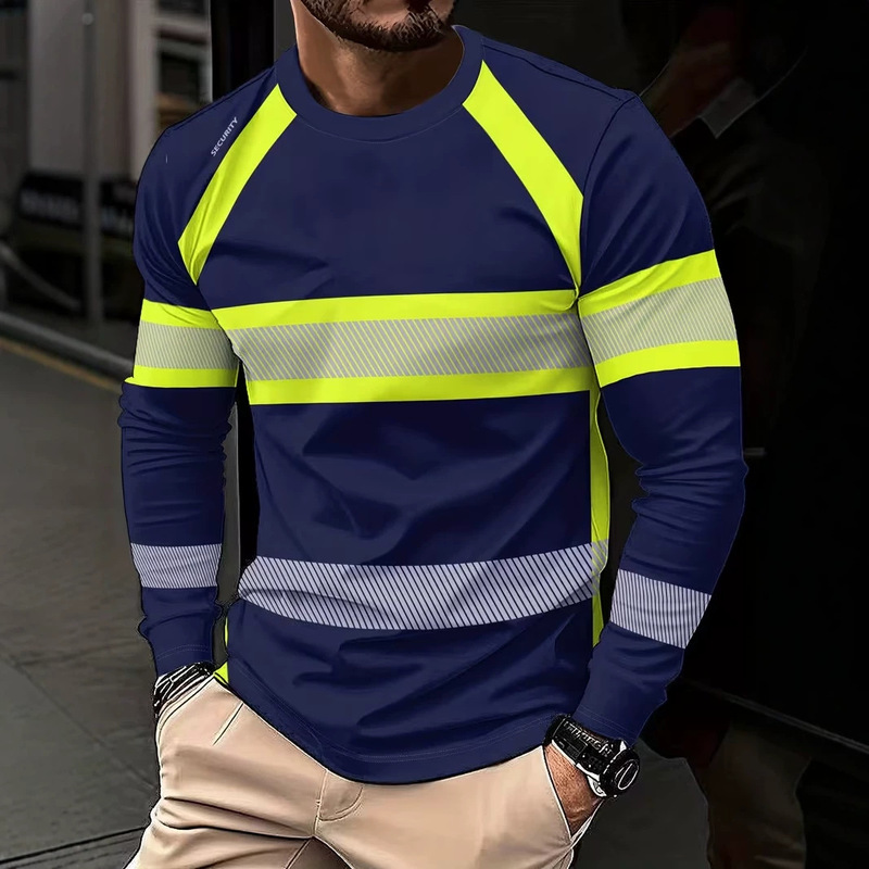 Amazon Cross-Border European and American Men's 3D Printed Casual Sports Round-Neck Long-Sleeved Spring and Autumn T-Shirt Tops That Can Be Worn Underneath Amazon Cross-Border European and American Men's 3D Printed Casual Sports Round-Neck Long-Sleeved Spring and Autumn T-Shirt Tops That Can Be Worn Underneath