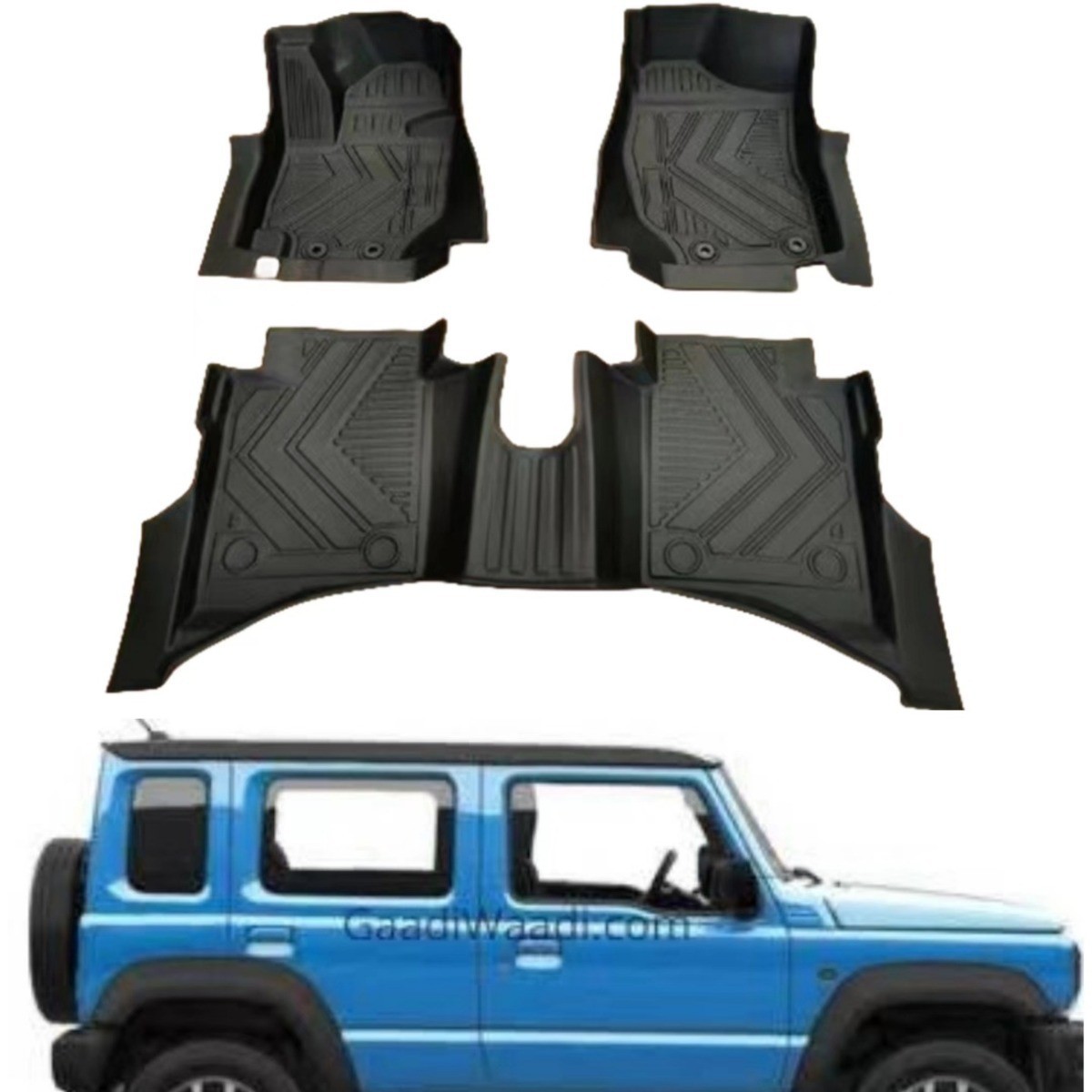 Cross-border Jimny Suzuki Jimny2023 5 puertas coche especial 5D personalizado cojín de pie de automóvil TPE