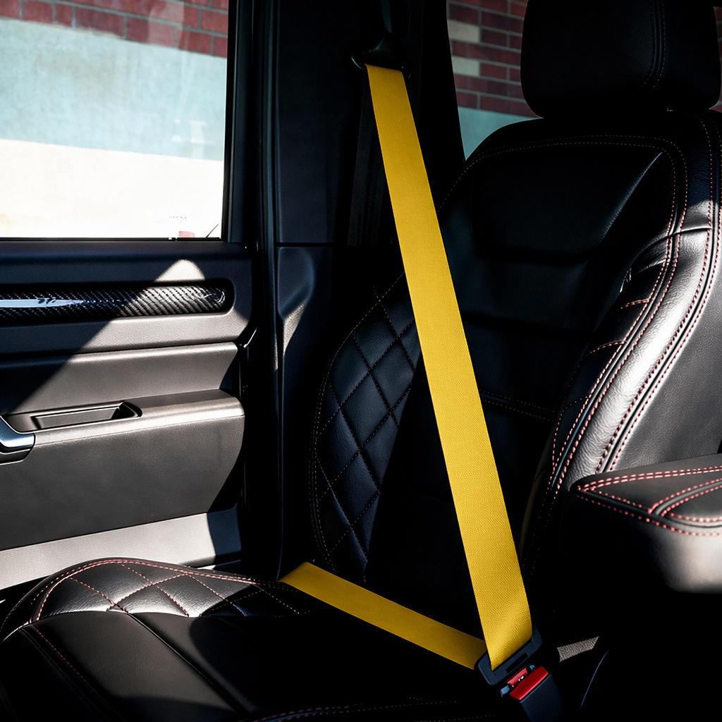 Universal car seatbelt 3.6m with a length and width of 4.8CM, suitable for most car modifications, high-quality seatbelt