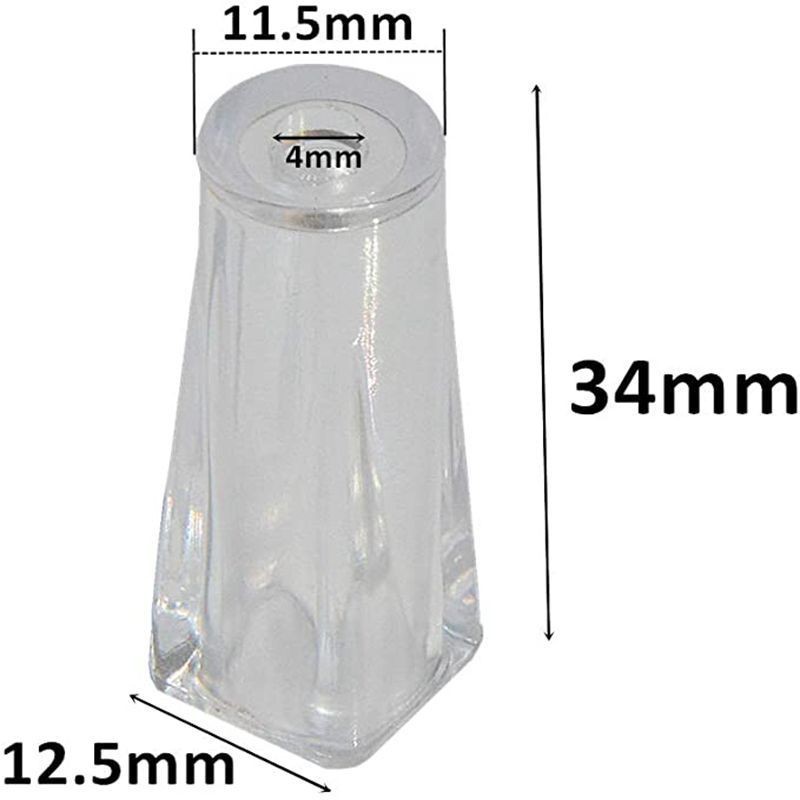 Accesorios de persianas 10 conjuntos de persianas transparentes colgantes de cuerda de tracción colgantes de campana accesorios de peso