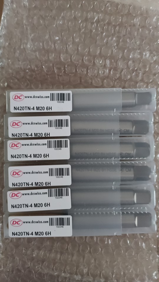 瑞士DC品牌涂层丝锥N420TN-4  M20 6H
