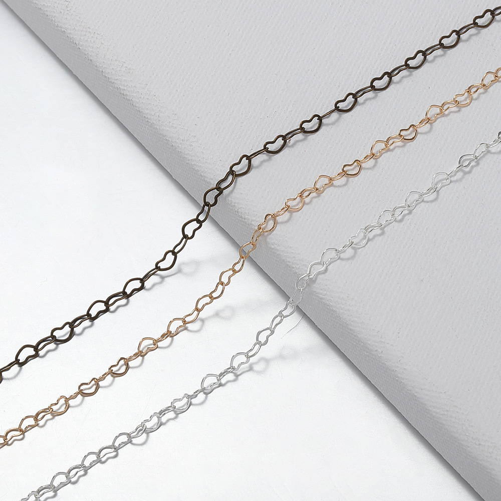 necklace and bracelet heart shaped