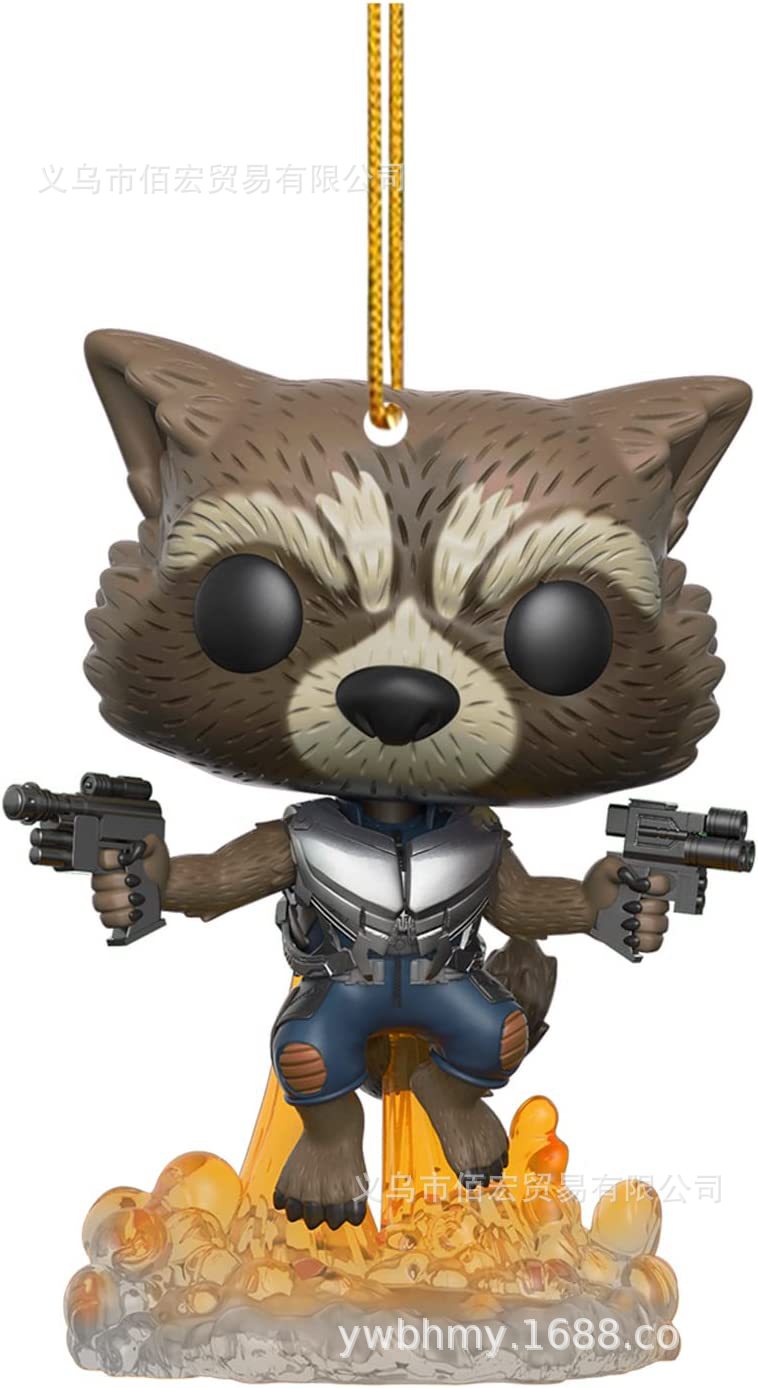 2023 nueva llegada Avenge Navidad colgando adornos árbol de Navidad héroe estatua colgante decoración del hogar Decoración del coche plana