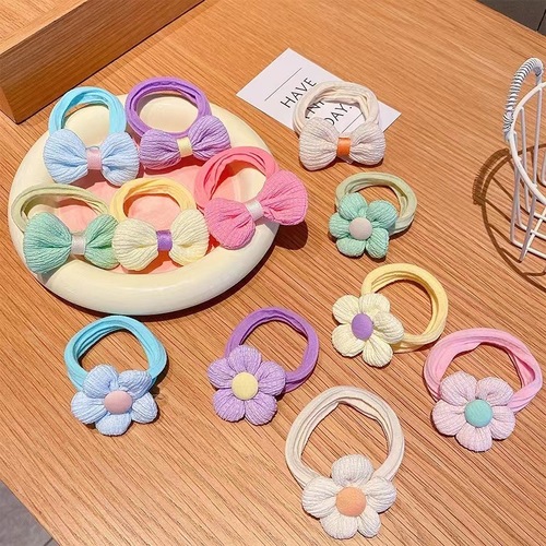 Towel ring children's hair rope does not hurt hair, elastic and good hair tie for girls, hair tie, hair tie for girls, rubber band for ponytail
