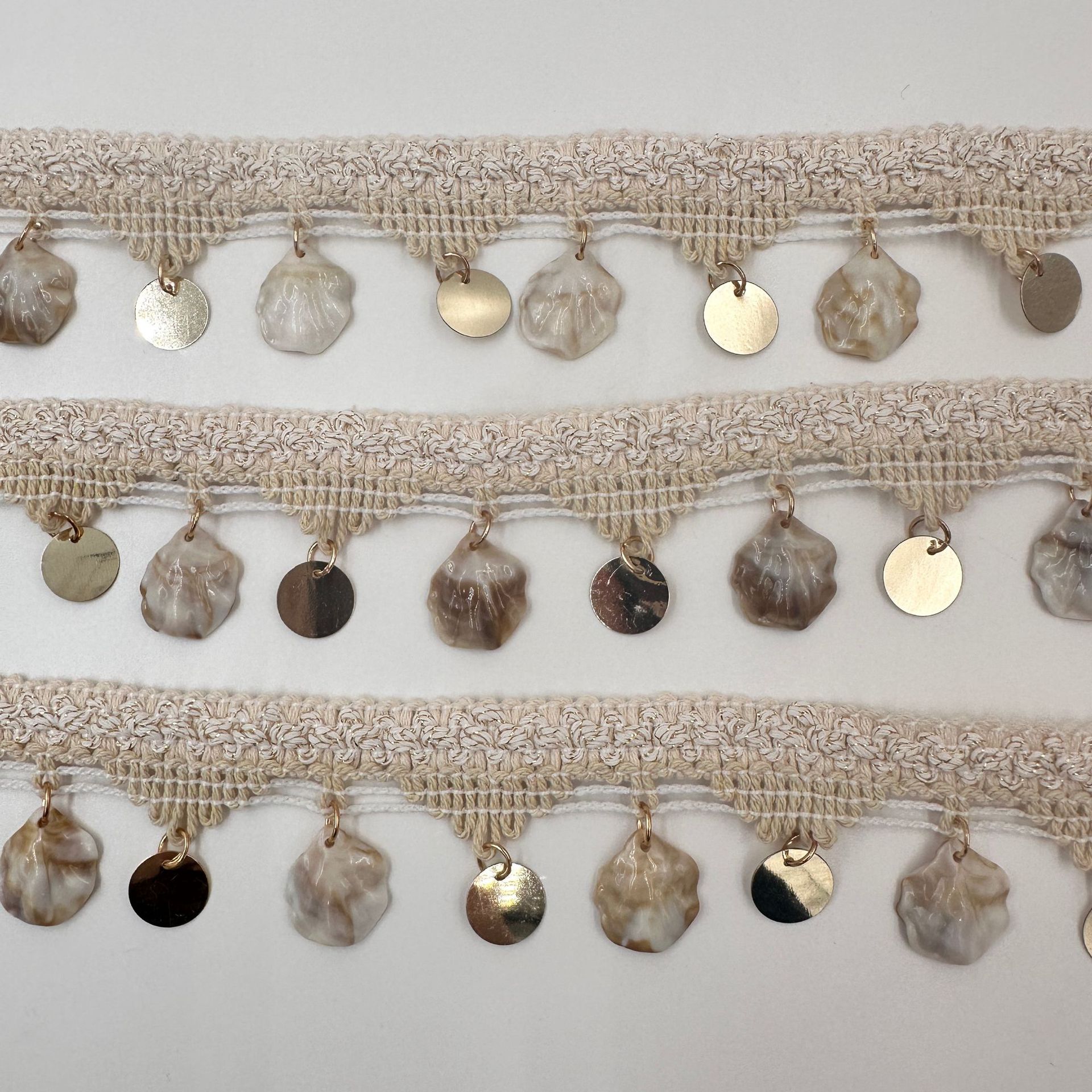 Ethnic wavy pendant handmade