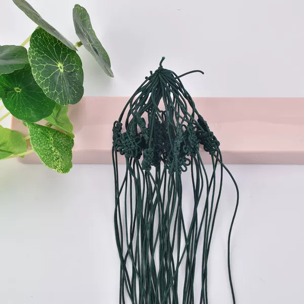 Dark green A-line square flowers 20 pieces