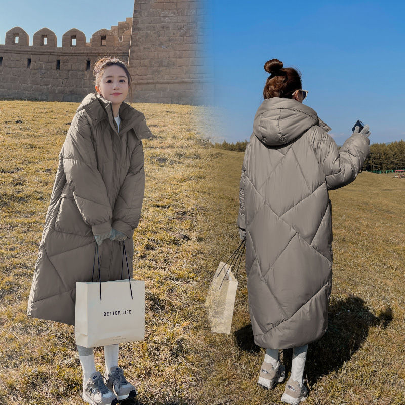 胖240斤加肥特大码孕妇羽绒棉服棉袄中长款宽松孕妇棉衣300外套