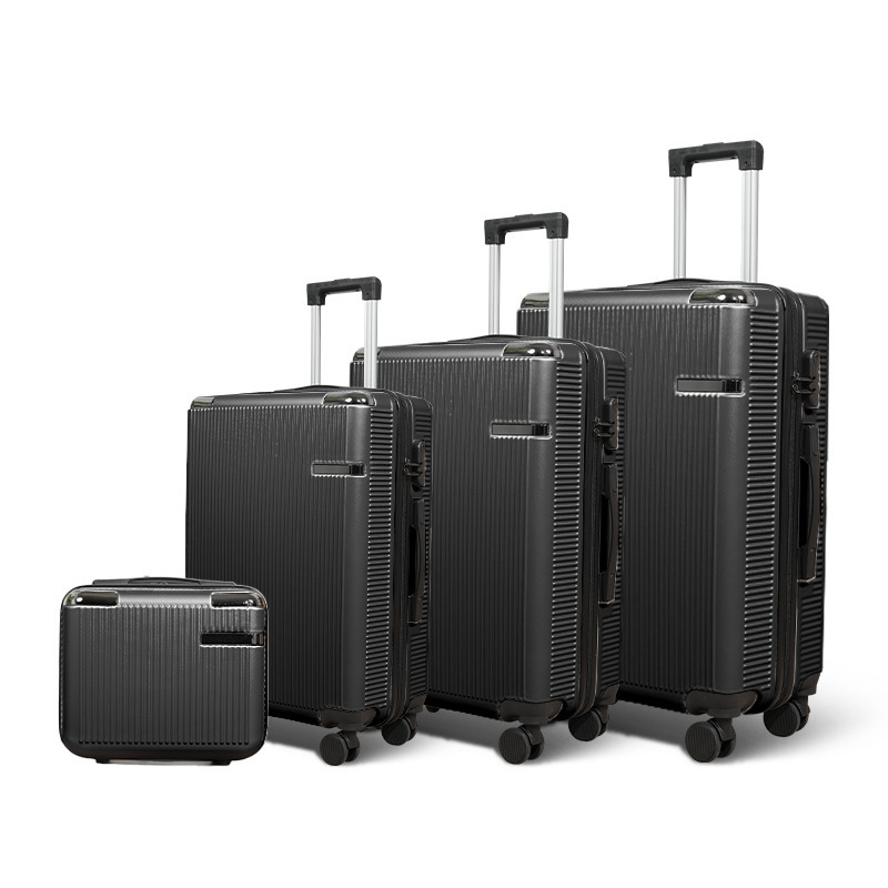 Cross-Border Suitcase Armor Lightweight Universal Wheel Trolley Suitcase Suitcase Three-Piece Suitcase Wholesale