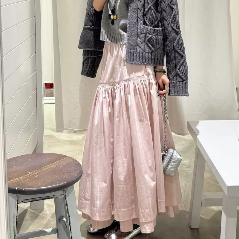 现货X很明媚色系 鬼马少女的司马克半身裙气质灵动长裙显瘦a字裙