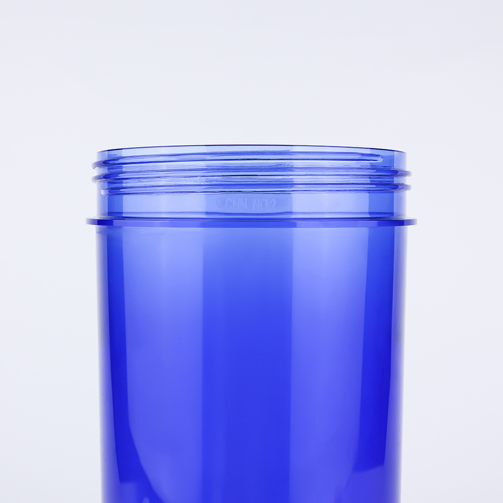 Botella en blanco de boca ancha de 119mm de grado alimenticio PET nuevo material de materia prima una variedad de especificaciones peso color opcional