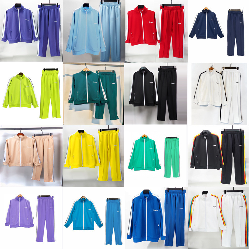 Palm Top Palm Angel Angels Color Matching Sports Suit Men's Sportswear Men's and Women's Casual Pants Jacket