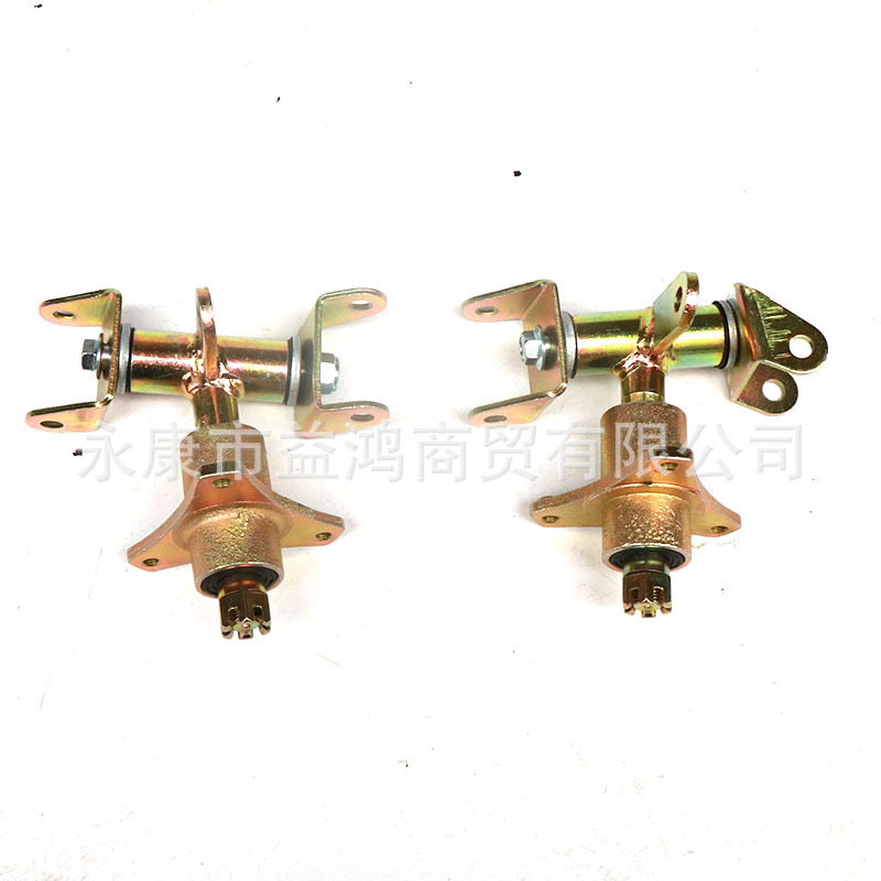 DIY self-made car four-wheel kart front suspension accessories small bull beach car upper and lower rocker arm swing arm with shock absorption