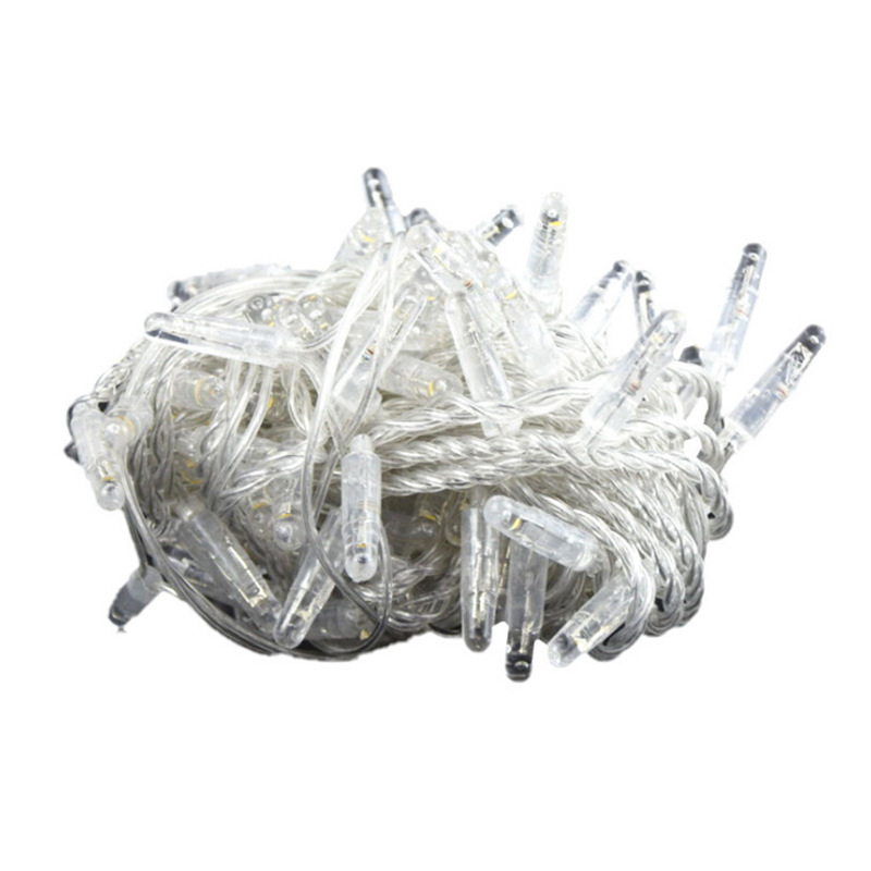 PVC pegamento relleno Cadena de luz LED luces de colores impermeable intermitente Cadena de luz al aire libre alumbrado público ingeniería ambiente de vacaciones Cadena de luz decorativa