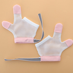 (1 pair) Baby Finger Sucking Gloves for Kids, Thumb and Index Finger Eating Hand Prevention, Baby Correction Magic Tool