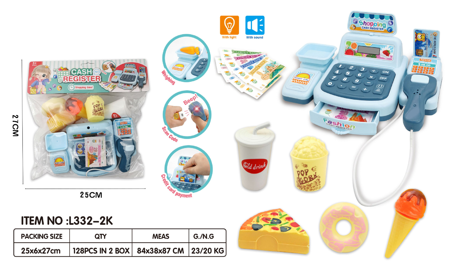 Simulation Shopping Cash House Toys Electronic Game Lighting And Sound Effects Supermarket Cashier Toys For Children Gifi O1Cn01Adxek11Ke9Zftz9Qr !!2206776261188 0 Cib