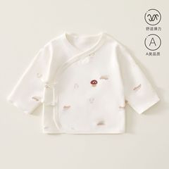 新生児服ハーフバックタイプA綿春秋新生児秋トップス52サイズ出産室僧服