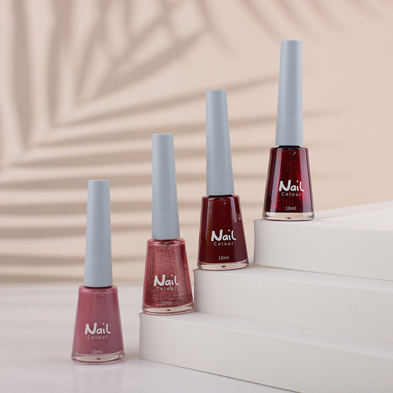 Oily non-peeling long-lasting nail polish baking-free quick-drying non-fading nude transparent nail polish wholesale