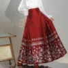 【Dream Butterfly】A red horse-faced skirt