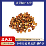 小件紫铜黄铜走心机加工 斯大STAR津上五轴机精密零件来图定制