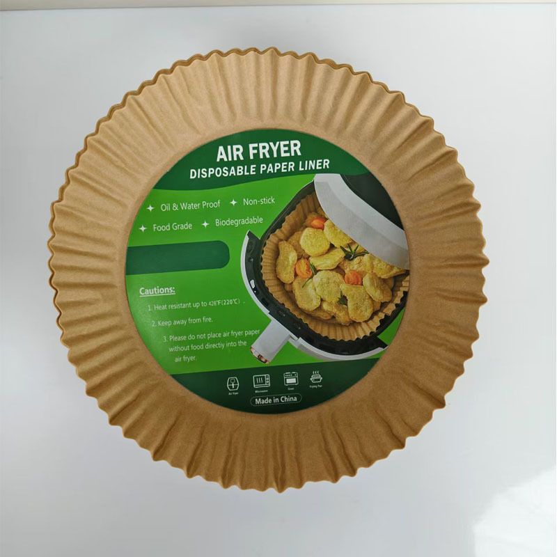 特大エアフライヤー専用紙角型円形紙皿シリコン油紙焙煎家庭用油吸収紙食品紙マット|undefined