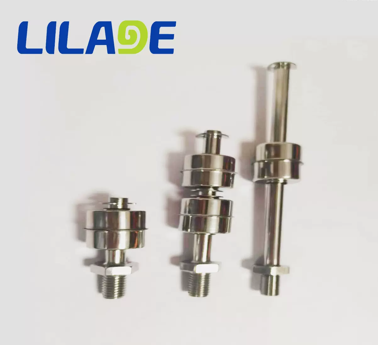 厂家供应304/316不锈钢浮球开关液位磁性感应机油传感器成套加工