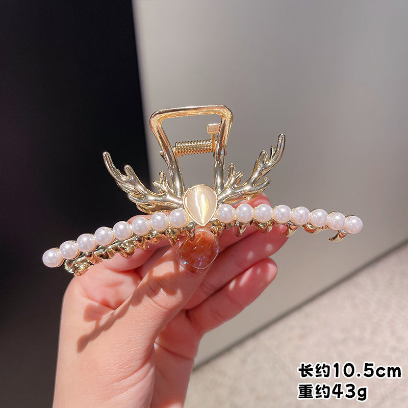 バラの金属のクリップの後頭部のヘアピンのネットの赤いディスクの髪の優雅な気質の高級感のカチューシャのサメのクリップの卸売り|undefined
