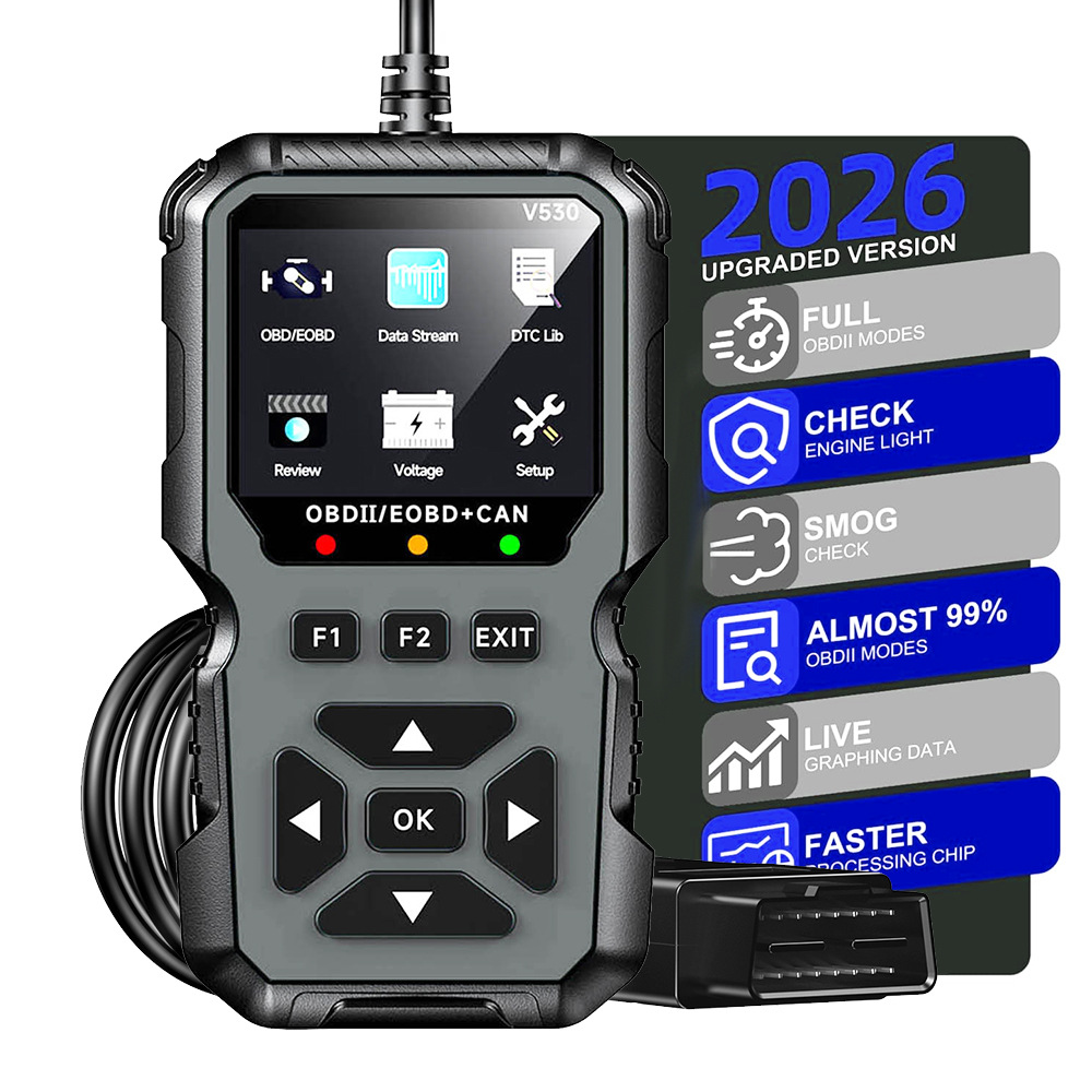 New car OBD2 scanner engine fault code reader - /M ready state engine scan