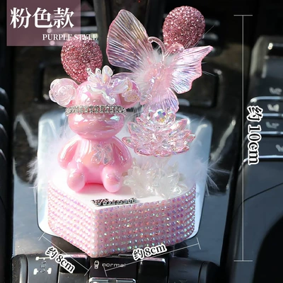 Cross-Border Best-Selling Violent Bear Car ornaments - pink