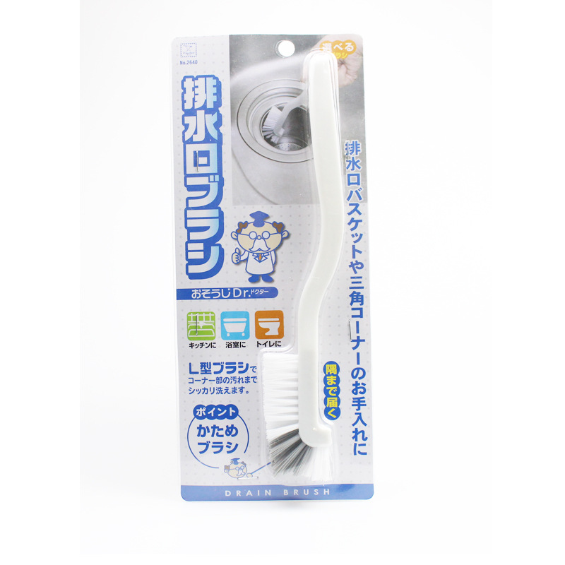 日本輸入kokubo小久キッチン用ブラシ隙間ブラシ水槽ブラシエルボ洗浄ブラシ排水口