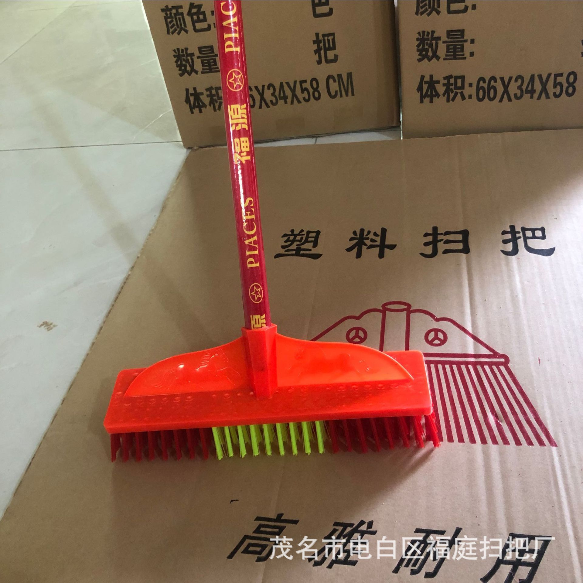 공장 도매 푸팅 아이스 실크 플라스틱 바닥 브러시 주방 욕실 바닥 브러시 단단한 솔 바닥 청소 브러시