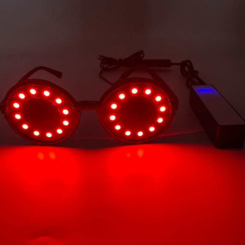 #588 螺旋LED眼镜(APP蓝牙控制)