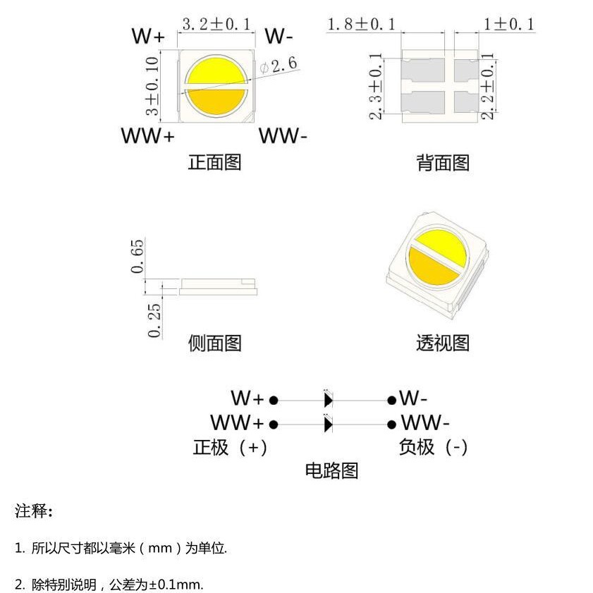 3030˫ɫ��led��������ů�׶���һ����Ͷ���������3030˫ɫ��led